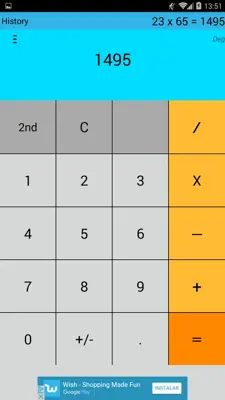 Calculator android App screenshot 2