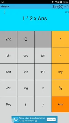 Calculator android App screenshot 4